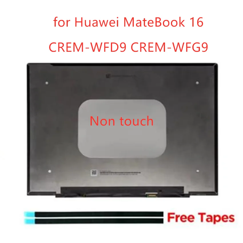 16-дюймовый ЖК-дисплей для Huawei MateBook 16, сменный сенсорный экран в сборе CREM-WFD9 CREM-WFG9, 2,5K ЖК-ноутбуки