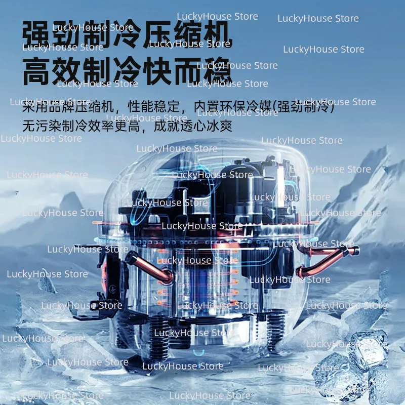 Portable Parking Air Conditioner Heating Cooling Unit for Outdoor Vehicle Use Compact No Outdoor Unit Easy Installation