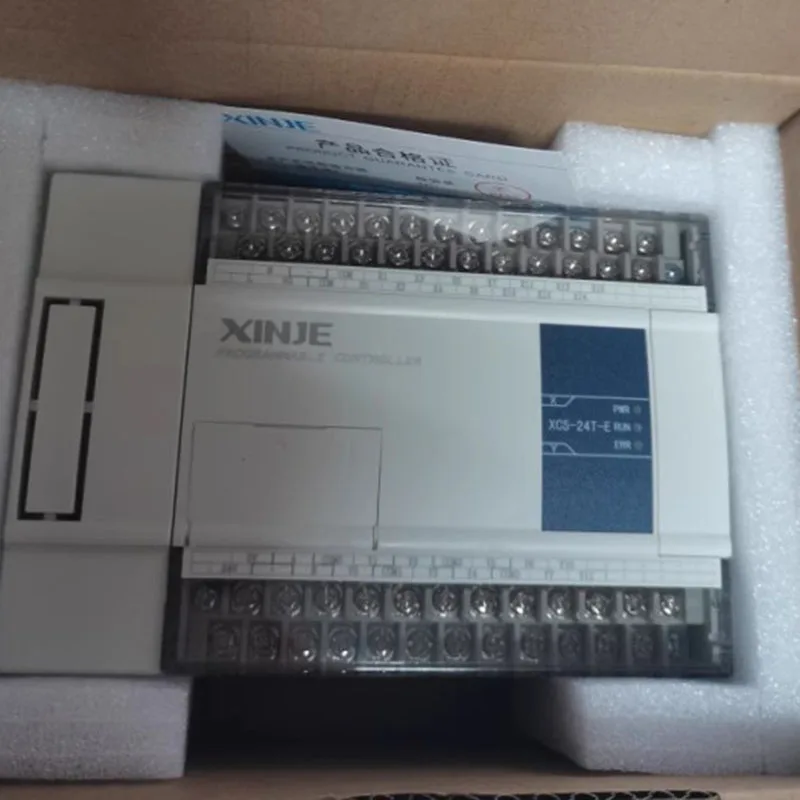 XINJE XD5E serii Ethernet PLC XD5E-24R-E XD5E-24T-E XD5E-24R-C kontroler przemysłowy 14DI 10DO w pudełku