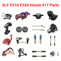 XLF F22A F21A Hosim X17 1/10 RC Car Spare Parts Car Upgrade Accessories Shock Absorber Wheel CVD Dogbone ESC Differential