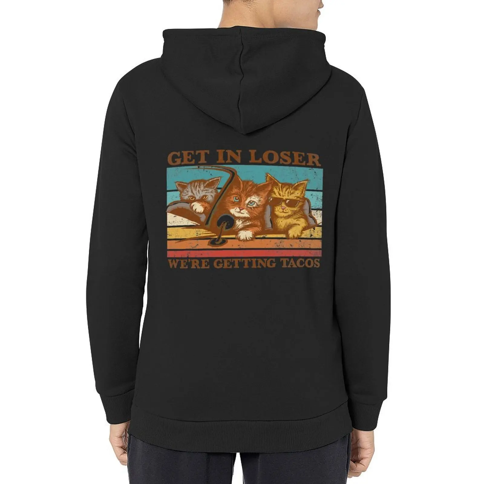 

Get in Loser- We're Getting Tacos Hoodie autumn new products winter clothes men clothing graphic hoodie