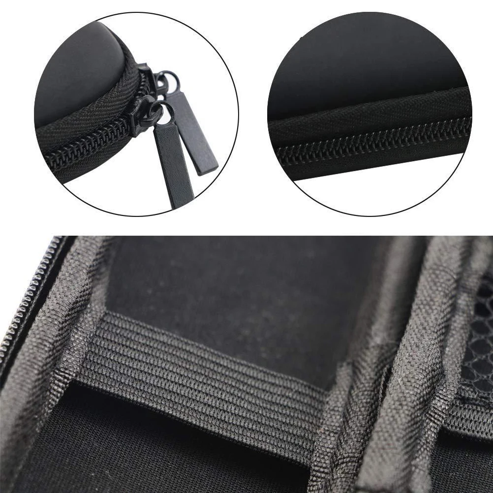 

Multifunctional Pen Case Stationery Storage Pouch Office School Supplies Durable Lightweight Fabric Metal Eva Pu Materials
