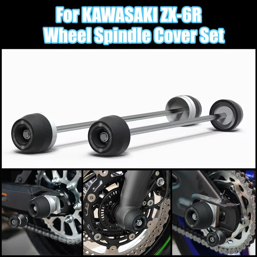 

Motorcycle Wheel Spindle Cover Set for KAWASAKI ZX-6R Performance 2019-2023 ZX6R