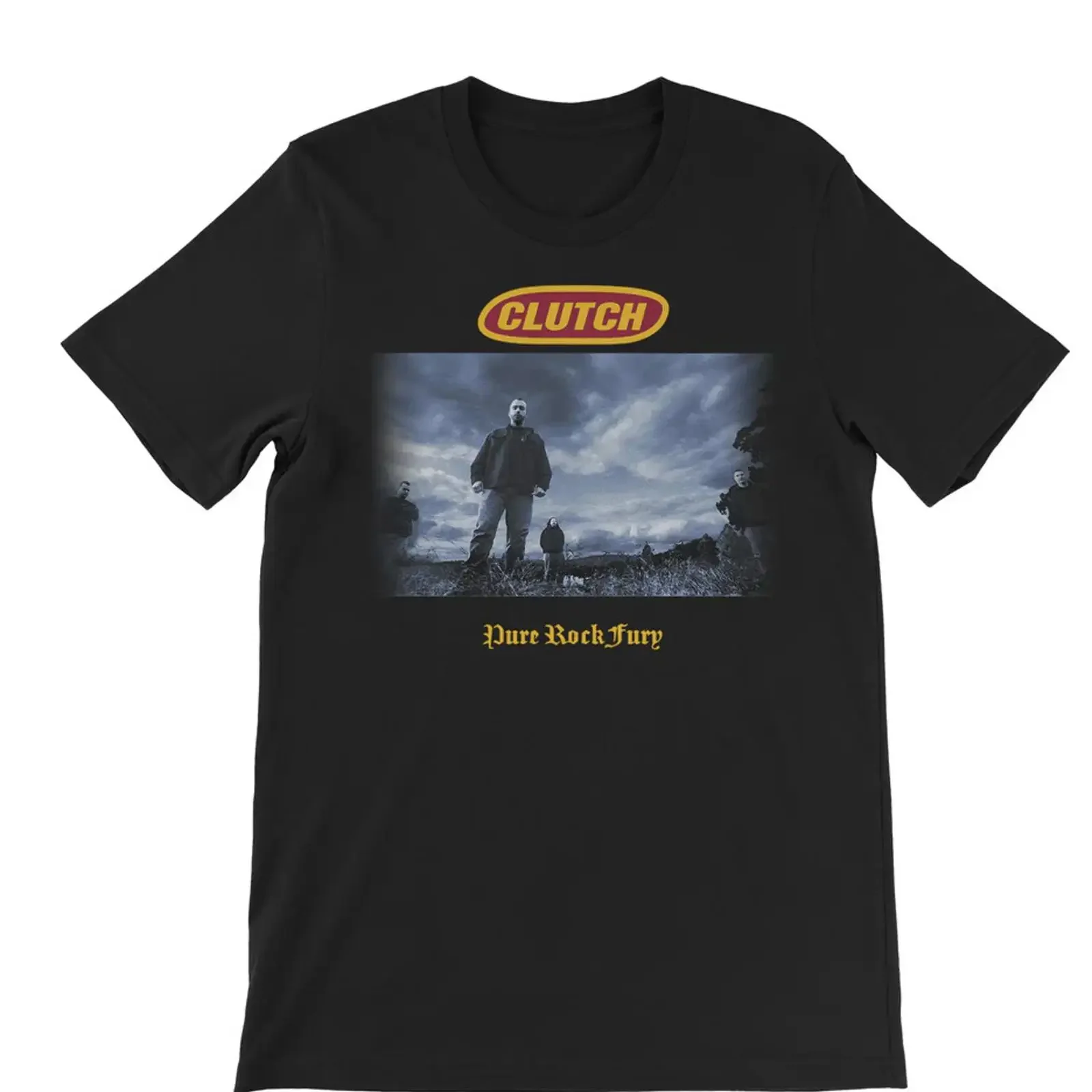 CLUTCH Pure Rock Fury Official T Shirt Size Large NEW vintage Washed designer clothes graphic Breathable Top For Everyday Wear