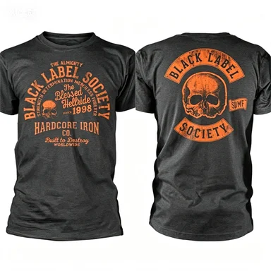 Black Veil Brides Heart Tee, Rock Band T-Shirt with Anatomical Chest Print & Gothic Back Quote, Band Fan Merch