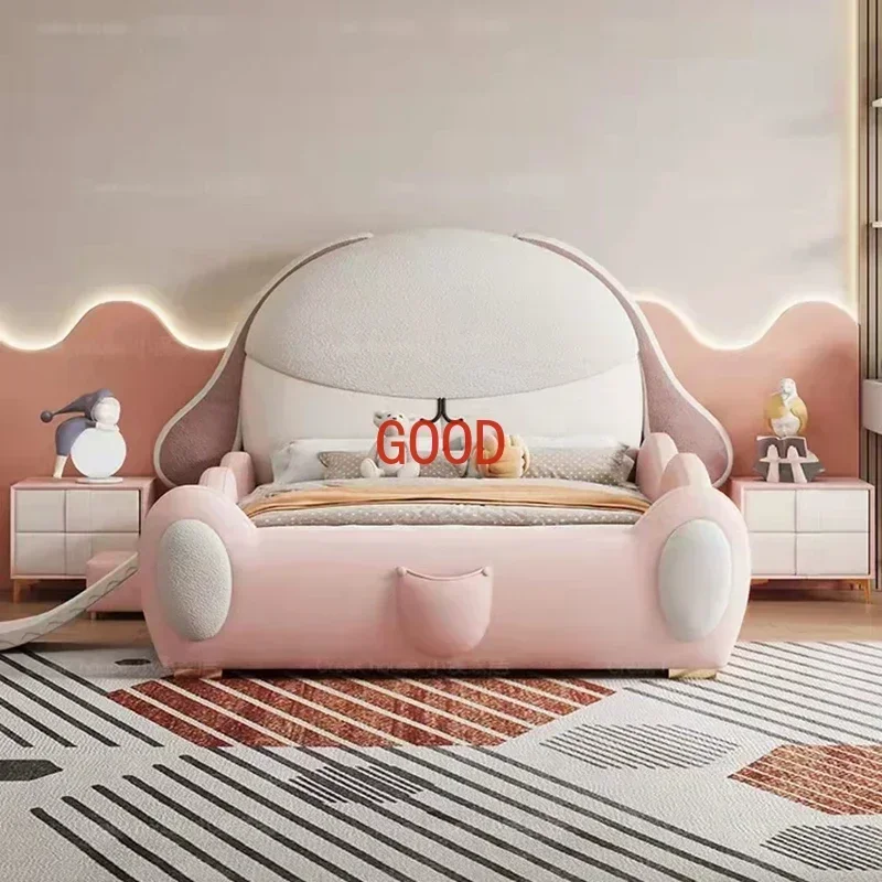 Promozione in fabbrica letto principessa per bambini mobili per bambini di alta qualità letto per bambini letto imbottito per bambini per camera da letto