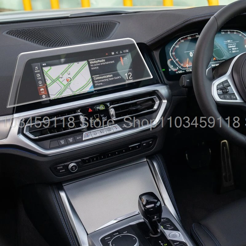 

Для BMW 4 серии G22 G23 G26 MK2 2021 2022 с правым рулем, автомобильная навигация, пленка против царапин, закаленное стекло, защитная пленка для экрана