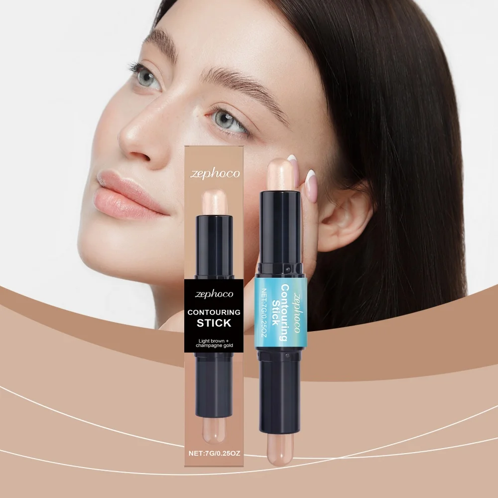 

2-in-1 high gloss grooming stick, light and shadow shaping master, one stroke three-dimensional small V-face