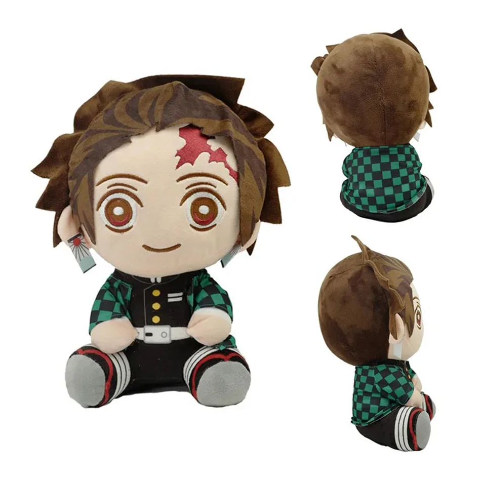 20 سنتيمتر اليابان أنيمي شيطان القاتل Tomioka Giyu كامادو تانجيرو كامادو Nezuko Agatsuma Zenitsu ألعاب من القطيفة دمية Peluche النساء هدية #3