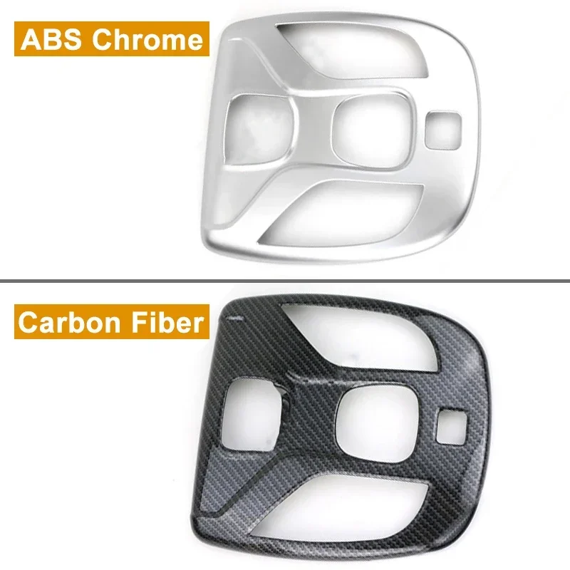 Carbon fiber Car Roof Reading Light Decorative Trim Cover Interior Moulding For Jeep Compass 2th 2017 2018 2019 2020 Accessories view 4