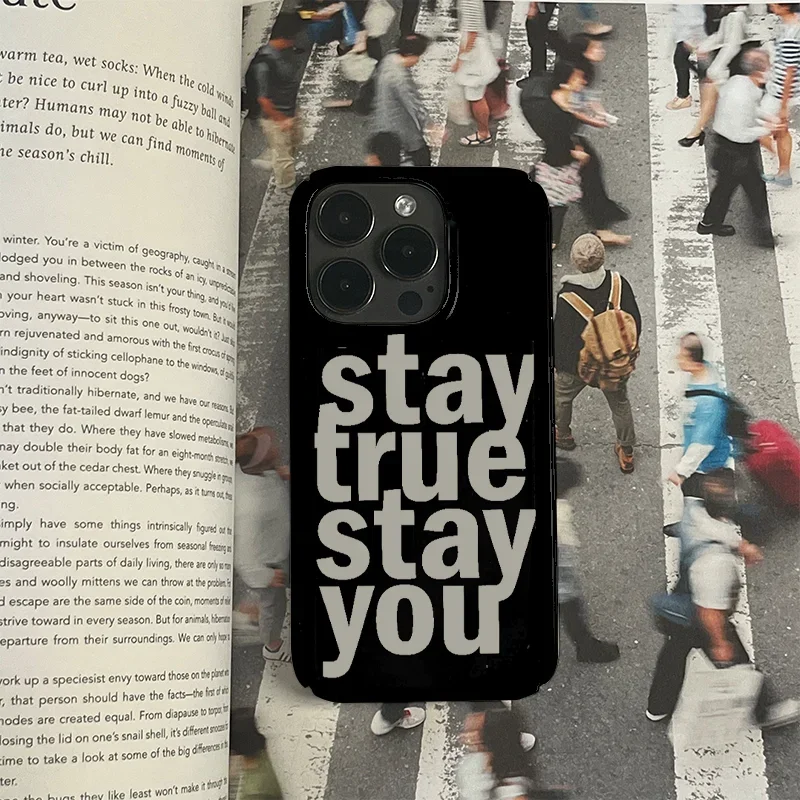 Personalized English Letters Cool Phone Case For iPhone 17 16 15 14 13 12 11 Pro Max 17Air 15 16 Plus Simple Soft Cover