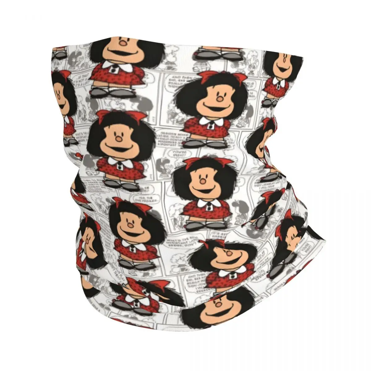 

Mafalda милые друзья комикс Chracters (11) бандана на шею белый шарф Многофункциональный головной убор для рыбалки унисекс для взрослых зима