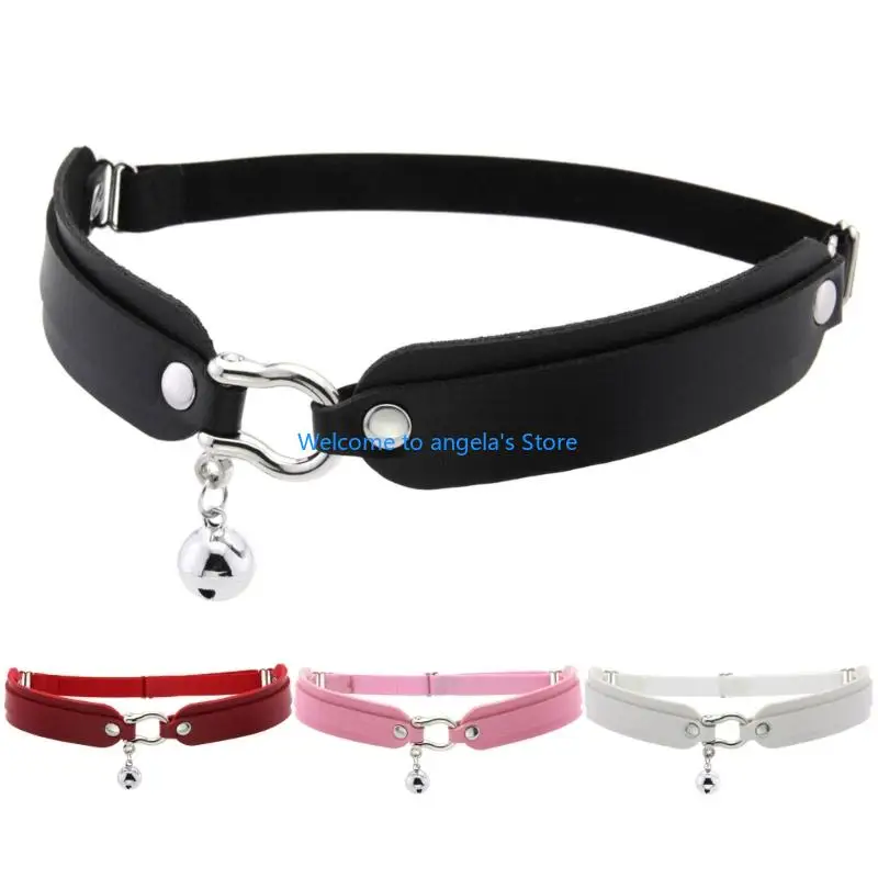 X4yc 1 par cinta-liga ajustável para coxa, meias altas, punk, gótico, anéis coxa