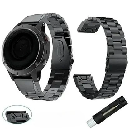 Edelstahlarmband für Garmin Epix Gen 2 Tactix 7 Pro Metallarmband für Fenix 8 7 7X 6 6X Pro 5 5X QuickFit 22mm 26mm Armband
