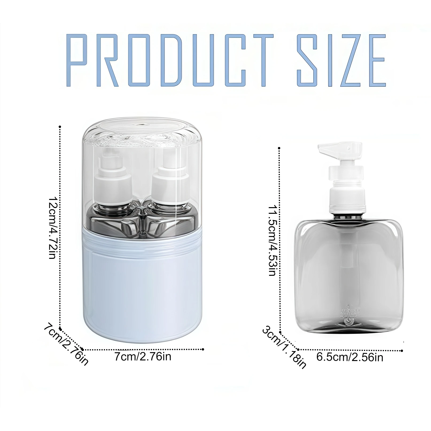 يمكن إعادة تعبئة مجموعة زجاجات لوشن السفر بشكل متكرر، ويمكن تفريغ السائل بسلاسة دون حجب.zwq #4