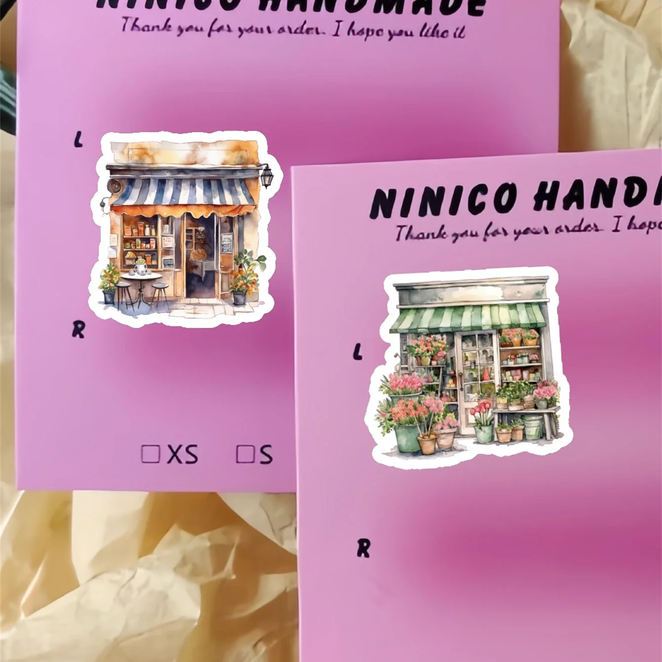 

16 шт. акварель красивый цветочный магазин коттедж наклейки DIY украшение для дневника стиль альбома канцелярские принадлежности для журналов