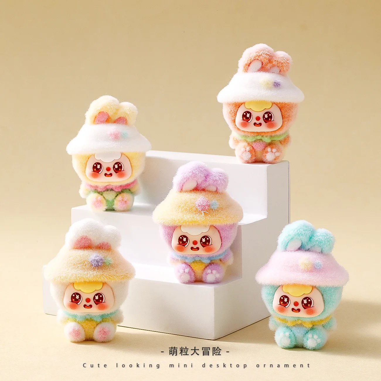 

9 Kawaii Bunny pendants Anime dolls Diy decorative tabletop car ornaments Halloween birthday gift toys