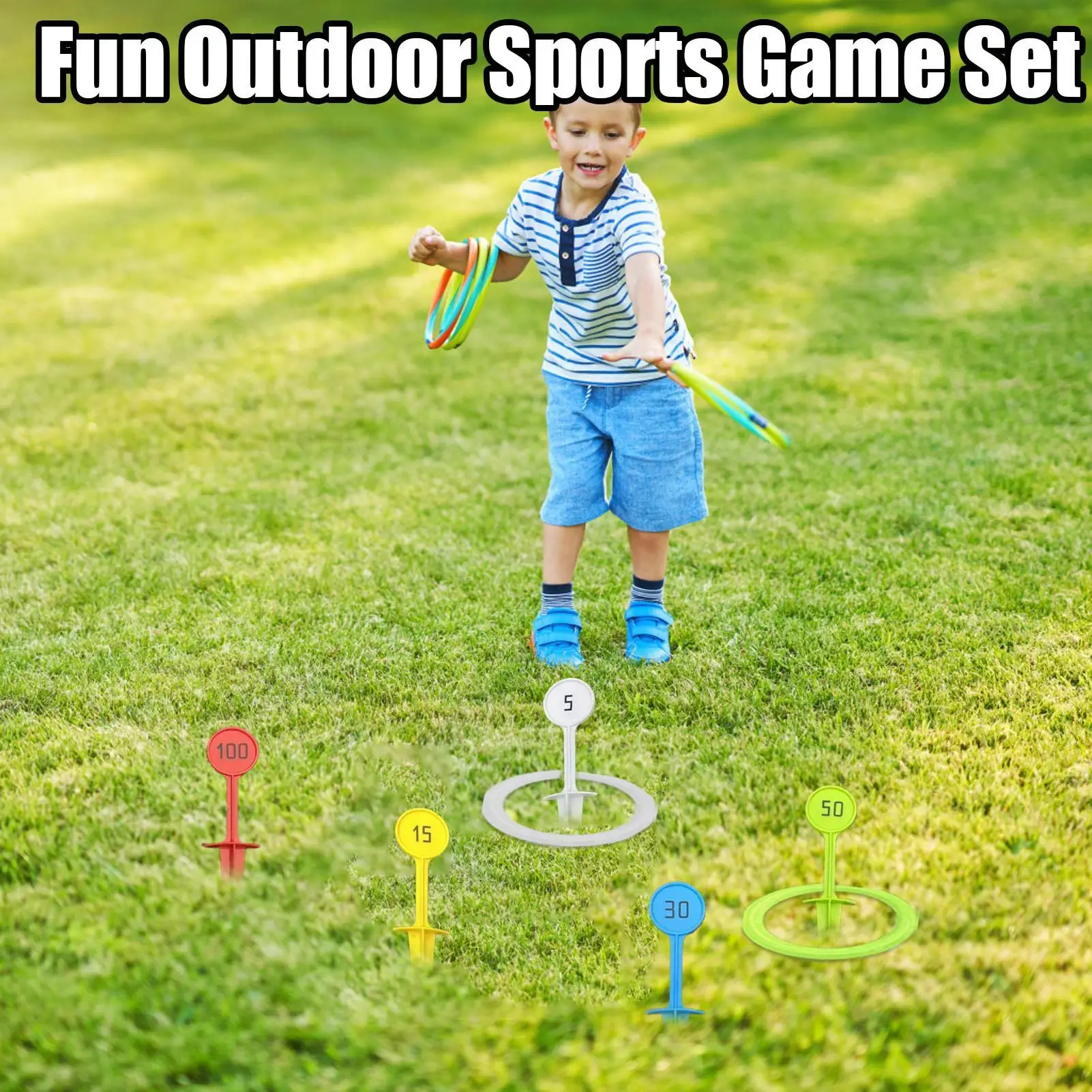 Crianças anel jogar jogos conjunto para gramado ao ar livre e praia quintal jogos esportes jogar brinquedos perfeito carnaval festa favores presentes