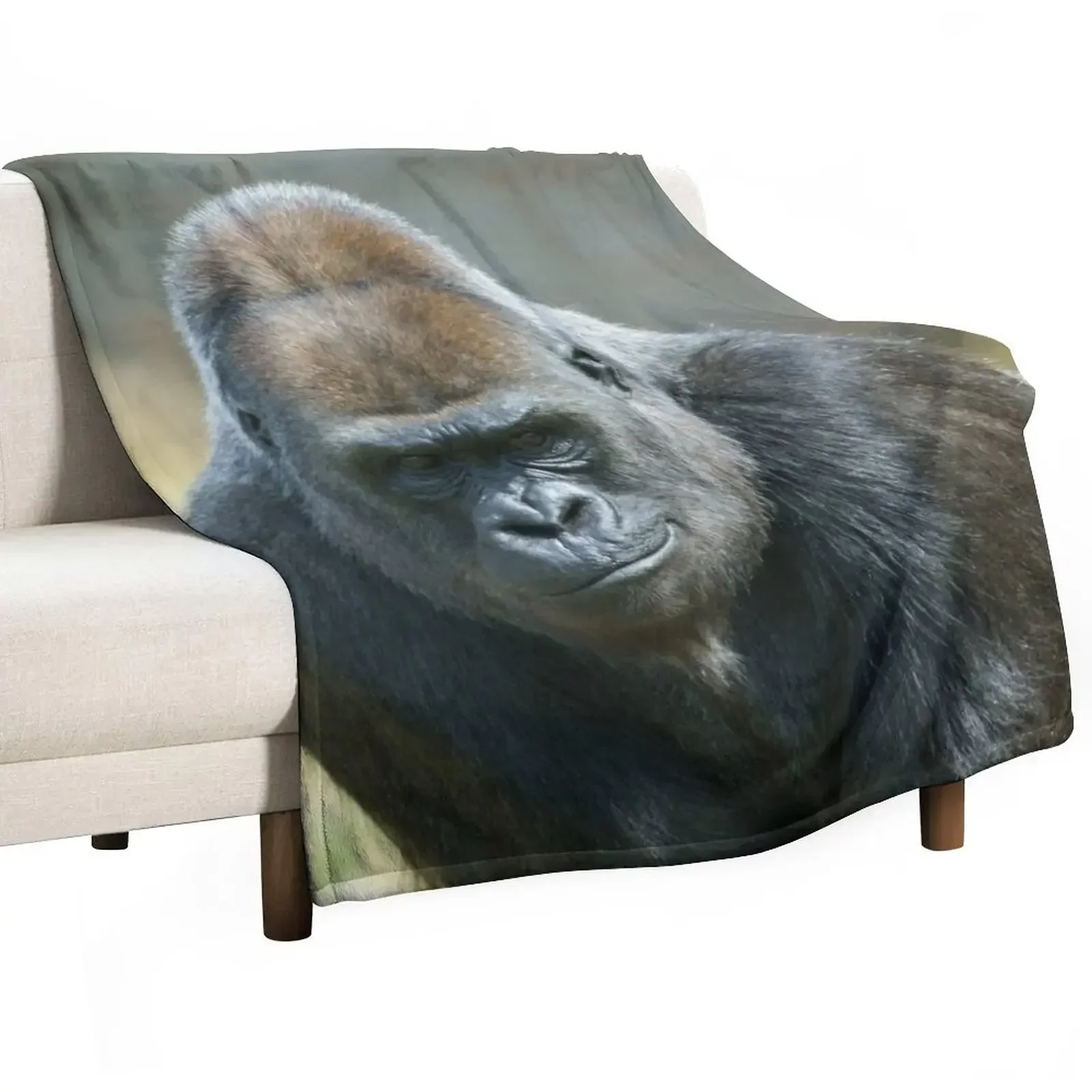 

New Gorilla Ozala Throw Blanket Hairy sofa bed Decorative Sofas for babies Blankets