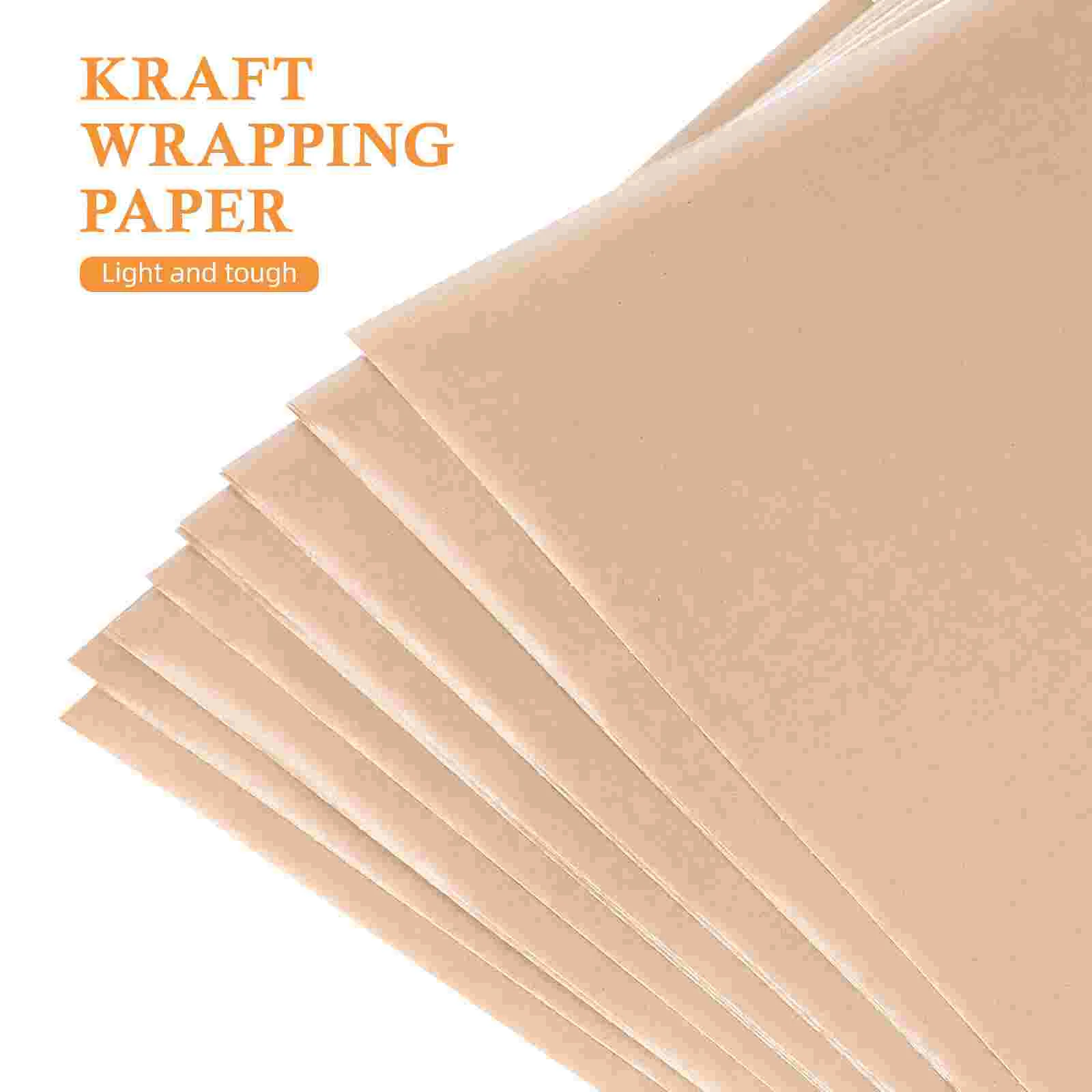 50 Pcs Flower Wrapping Packing Bag Bouquet Present Packaging Paper Mother Kraft