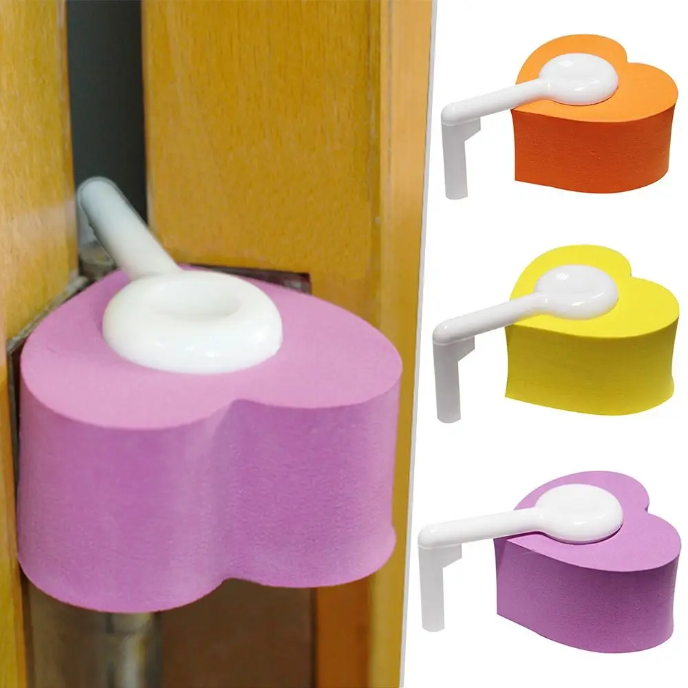 Durable Windows Protectors Easy to Use Doors Protectors Finger Safety Guard Anti-pinch Door Stopper Heart Door Handles Stoppers