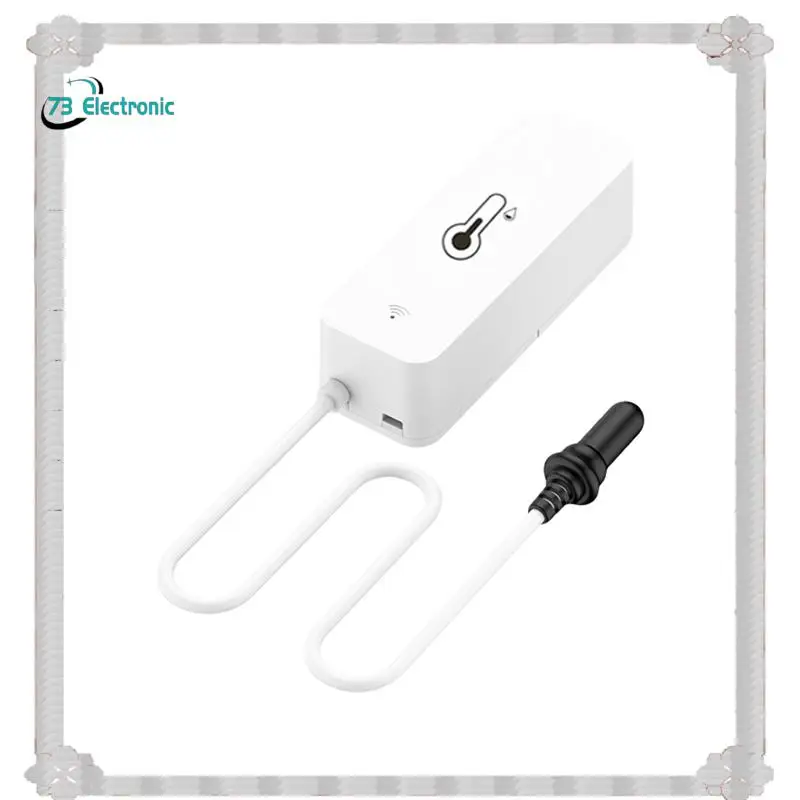 24-Hour Delivery Tuya Wifi Temperature Humidity Sensor With External Probe Wireless App Monitoring For Freezer Fish Tank For Fre