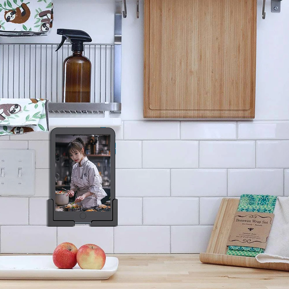 2 مجموعات العالمي جدار جبل هاتف لوحي شحن حامل حامل منظم الكابلات حامل لباد/آيفون 15/سامسونج/كيندل/القارئ الإلكتروني #2