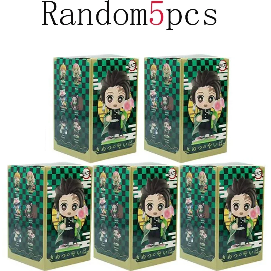 Demon Slayer Anime Cartoon Figur Blind Box Serie Tanjiro Kamado & Nezuko Kreative Personalisierte Statue Modell Ornament Überraschung