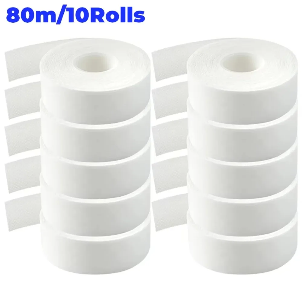 8/80M Collar Anti-dirty Grime Self-adhesive Breathable Collar Sweat Pad Disposable Cuff Fixing Tape for Shirt Collar Hat Lining