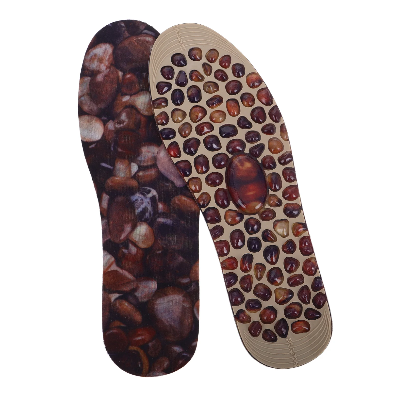 

Massage Insole Shoe Pads Foot Tool Insoles for Pressure Relief of Pebble Polyester Therapy Acupressure Decompression