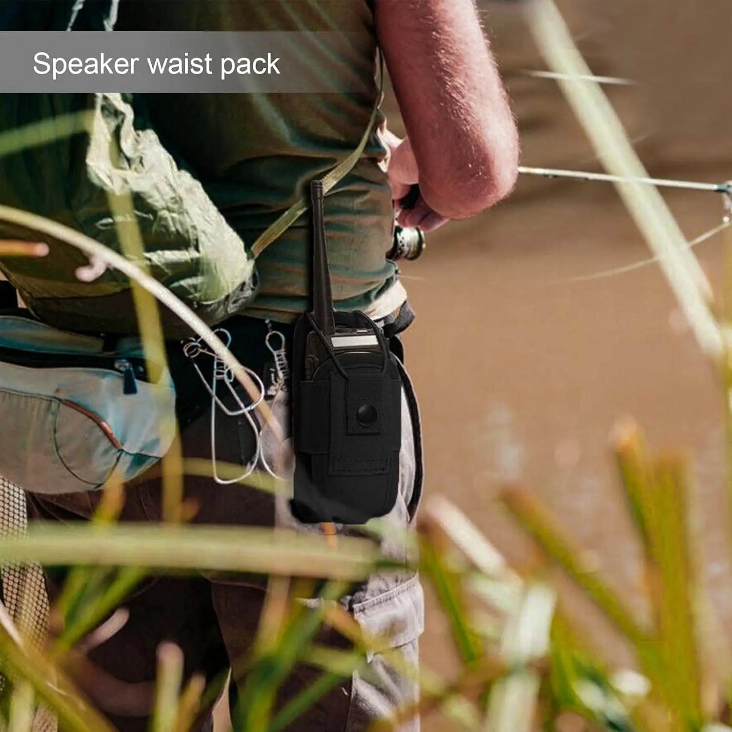 راديو حامل الأكياس راديو الحافظة مول راديو الحقيبة العالمي راديو حالة العسكرية الثقيلة راديو حقيبة للشرطة رجال الاطفاء اثنين #5