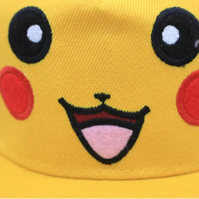 Casquette de baseball en maille Pokemon Pikachu pour enfants, figurine d'anime Pikachu, Salamèche, chapeau Hip Hop pour enfants, bébé, filles, garçons, cadeau jouet, 2024