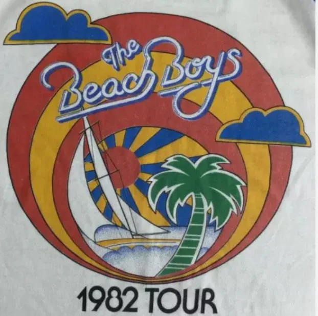 Das Beach Boys Band Baumwolle weiß T-Shirt aller Größen