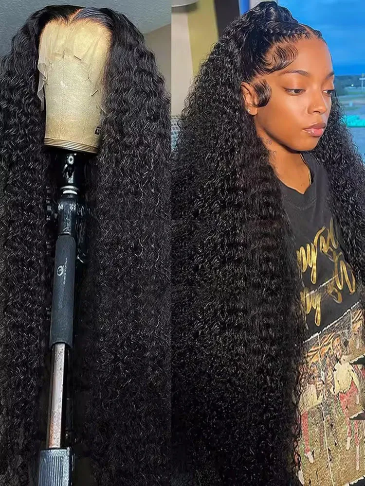 

250 Density 40 Inch 13x4 360 Hd Lace Frontal Wigs Deep Wave Wig Brazilian 13x6 Curly Human Hair Deep Water Wave Lace Front Wigs