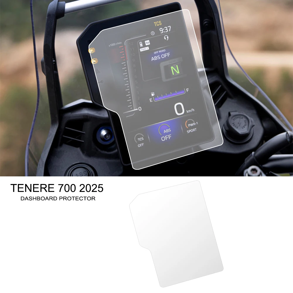 2025 Tenere 700 Zubehör Scratch Cluster Screen Dashboard für Yamaha Tenere 700 Neue Motorrad Schutz Instrument Film – Detail 1