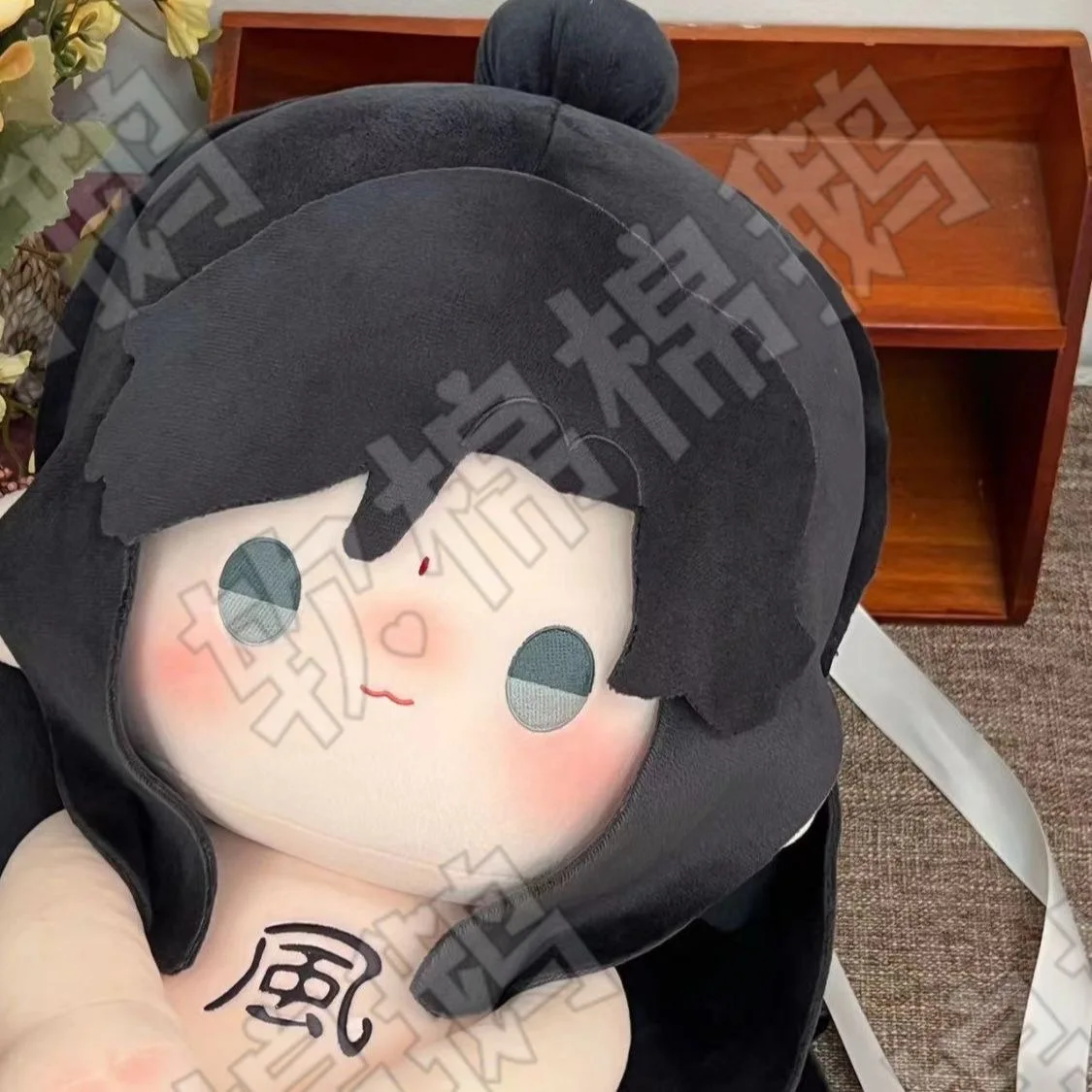 

Original Tian Guan Blessing Fan Anime Peripheral Wind Master Qing Xuan Cosplay Attribute 40cm Cotton Doll Cute Plush Doll