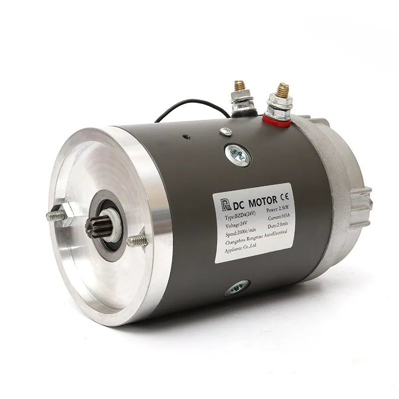 2.5KW dc มอเตอร์หน่วยกําลังมอเตอร์การเคลื่อนไหวลวดทองแดง
