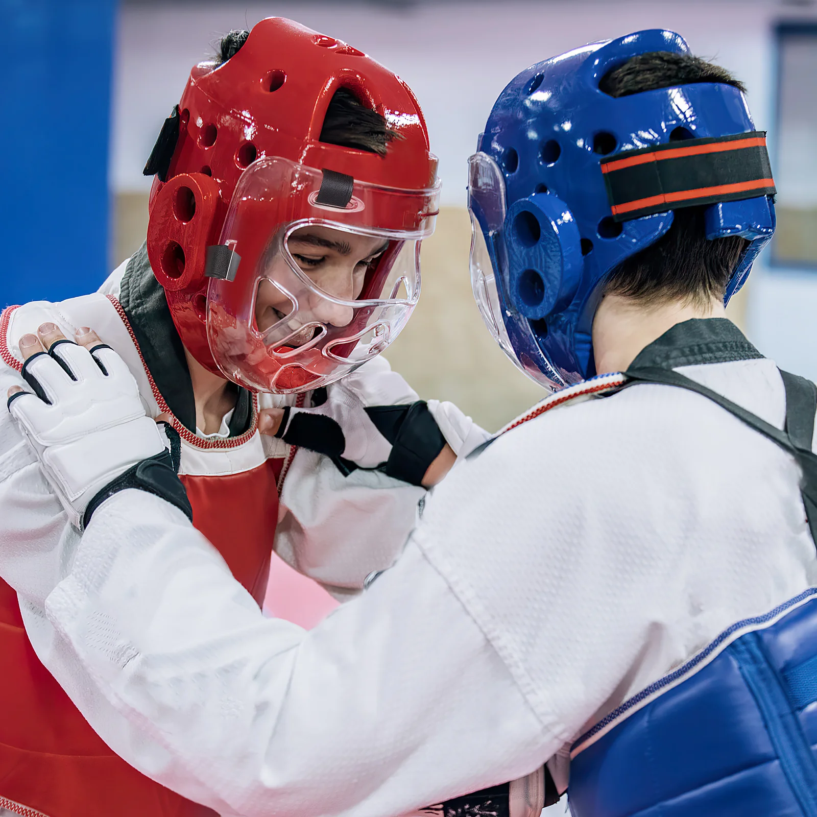 

Premium Boxing for Taekwondo Sparring Gear Kickboxing Face Guard Portable Transparent Face Cover Impact Resistant