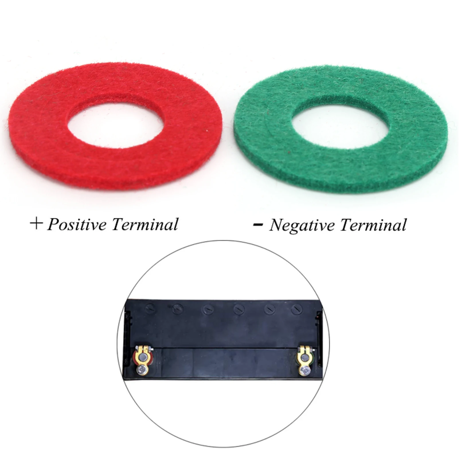 Battery Terminal Washer 6‑Red 6‑Green Anti Corrosion Protector Cable  Mat Green Battery Terminal Washer