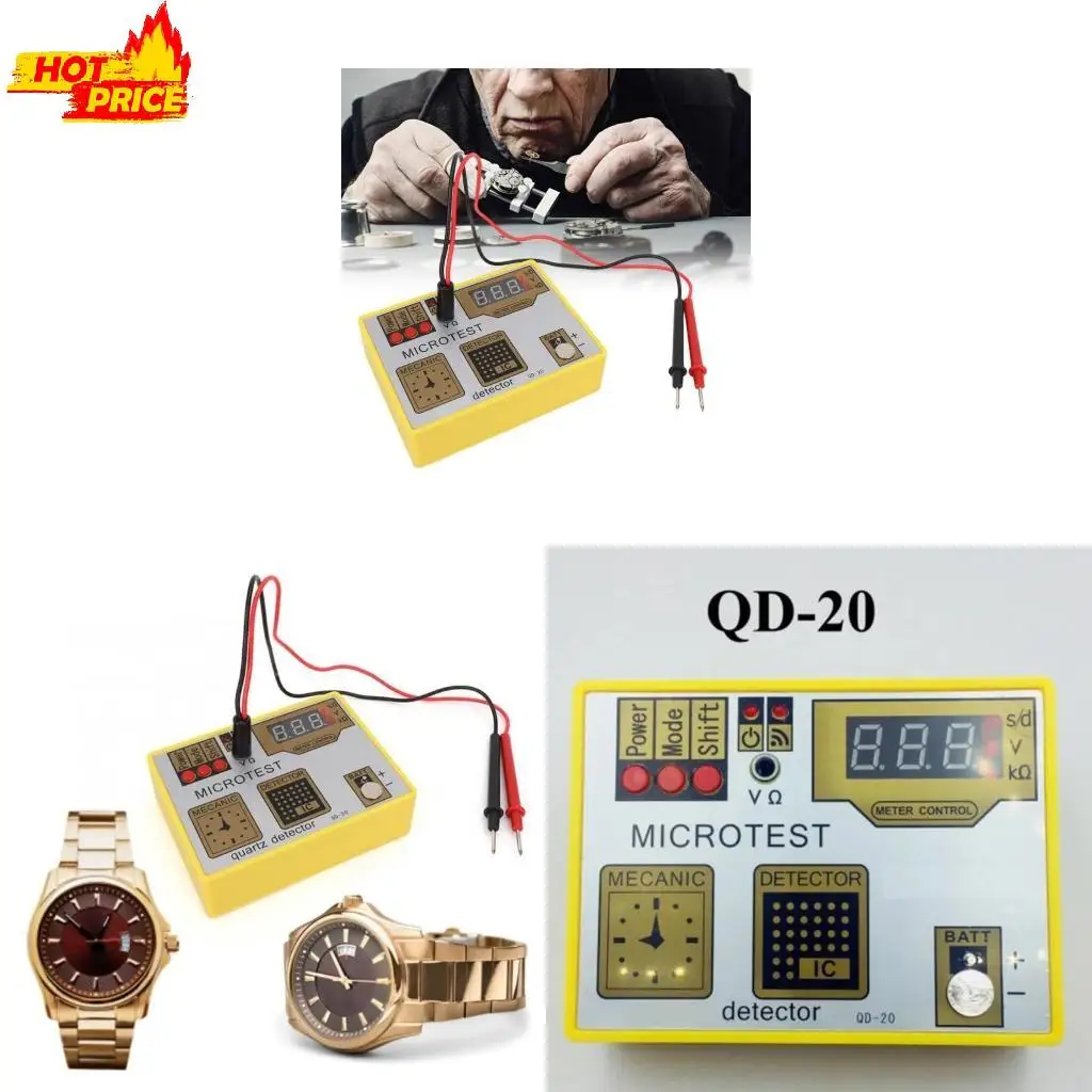 

Инструмент ремонта часов со встроенным тестовым тестером и оценкой движения аккумулятора подходит для тестирования батареи