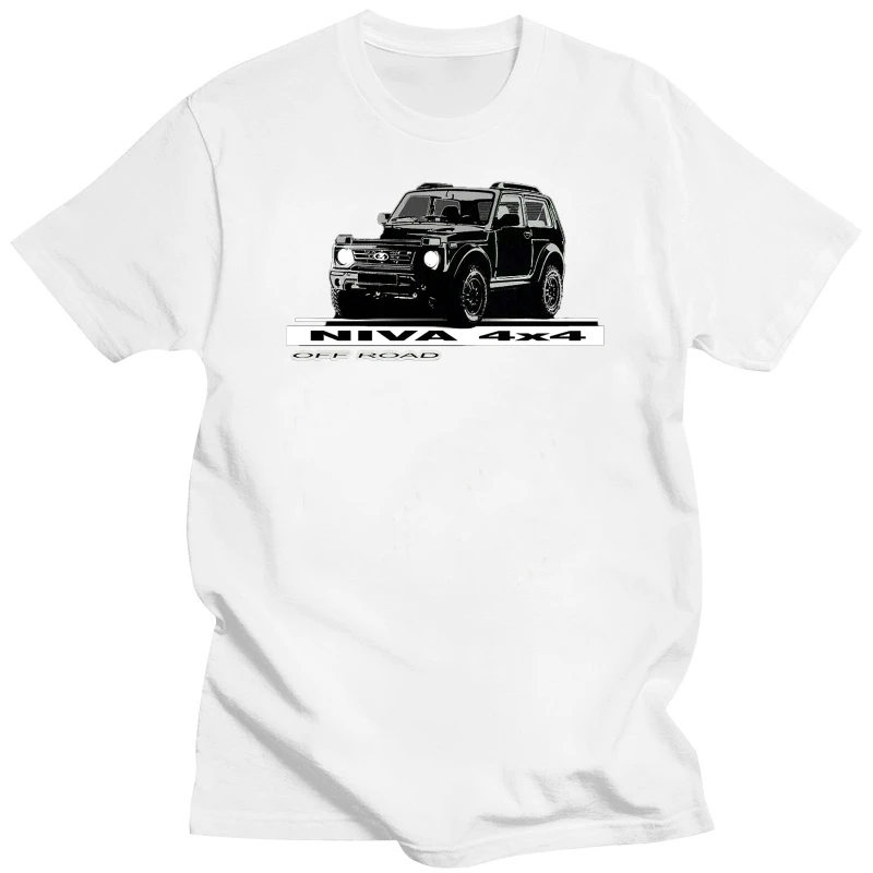 Lada Niva Off Road 4X4 Russsische Car Suv Suv Car 2019 Newest Men Funny Summer Men Clothing T Shirts