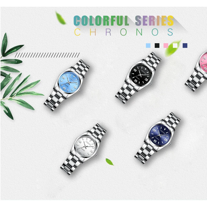 CHENXI Fashion Casual Watches For Women Top Luxury Brand Quartz Watch Elegant Dress Ladies Stainless Steel Wristwatches Clock