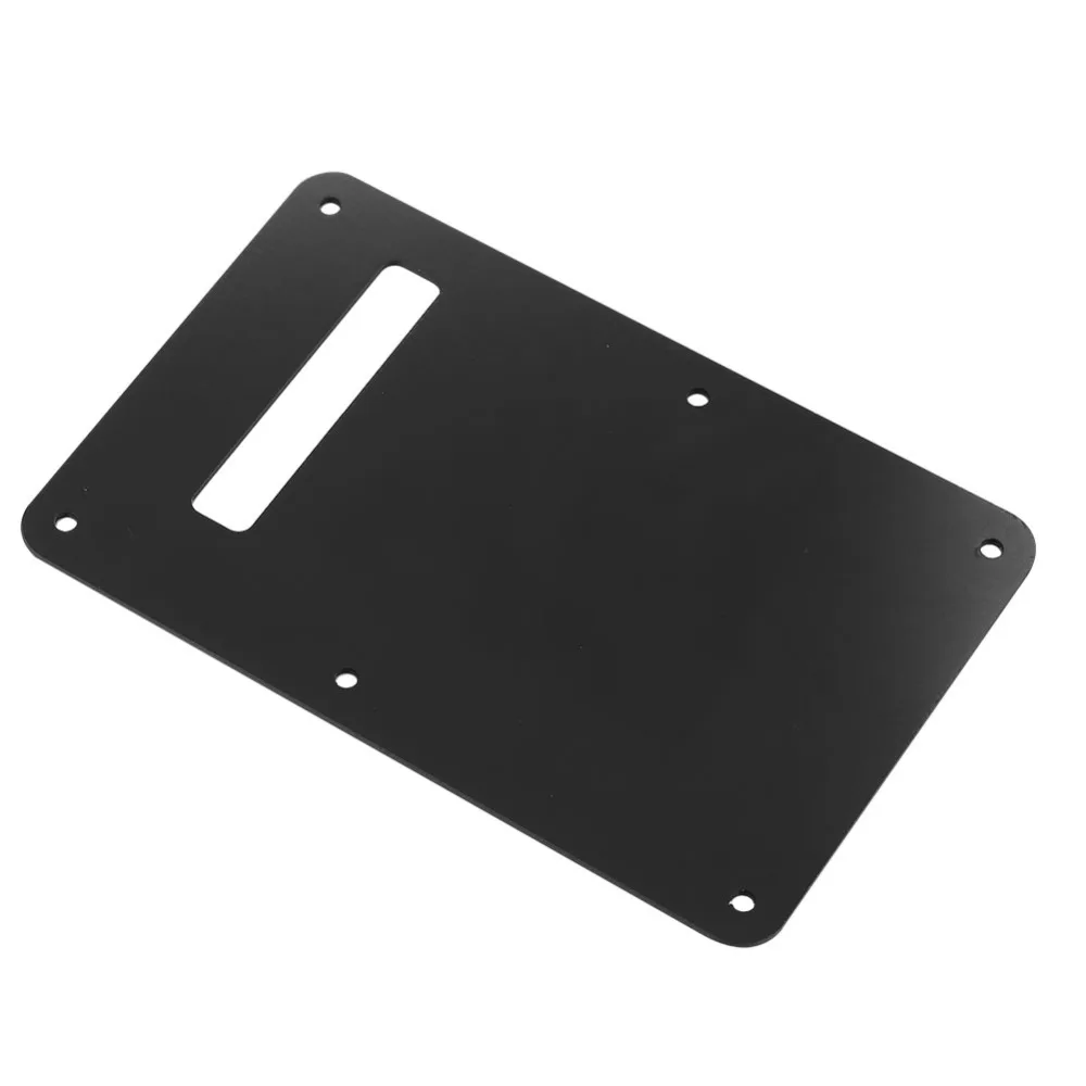 Metal Electric Guitar Backplate 6 Hole Silver, Black, Gold, Red Bronze, Orange Back Plate Guitar Pickguard Electric Guitar