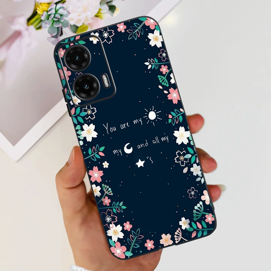 Case For Motorola Moto G35 G55 G85 5G Cover 2024 Fashion Butterfly Soft Silicone TPU Phone Cases For MotoG85 XT2427-3 G 55 Funda