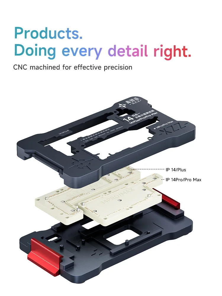 XZZ Motherboard Tester Fixture For iPhone 11 12 13 14 15 Pro max/mini 14 Plus Mainboard Layered iSocket Test Tool