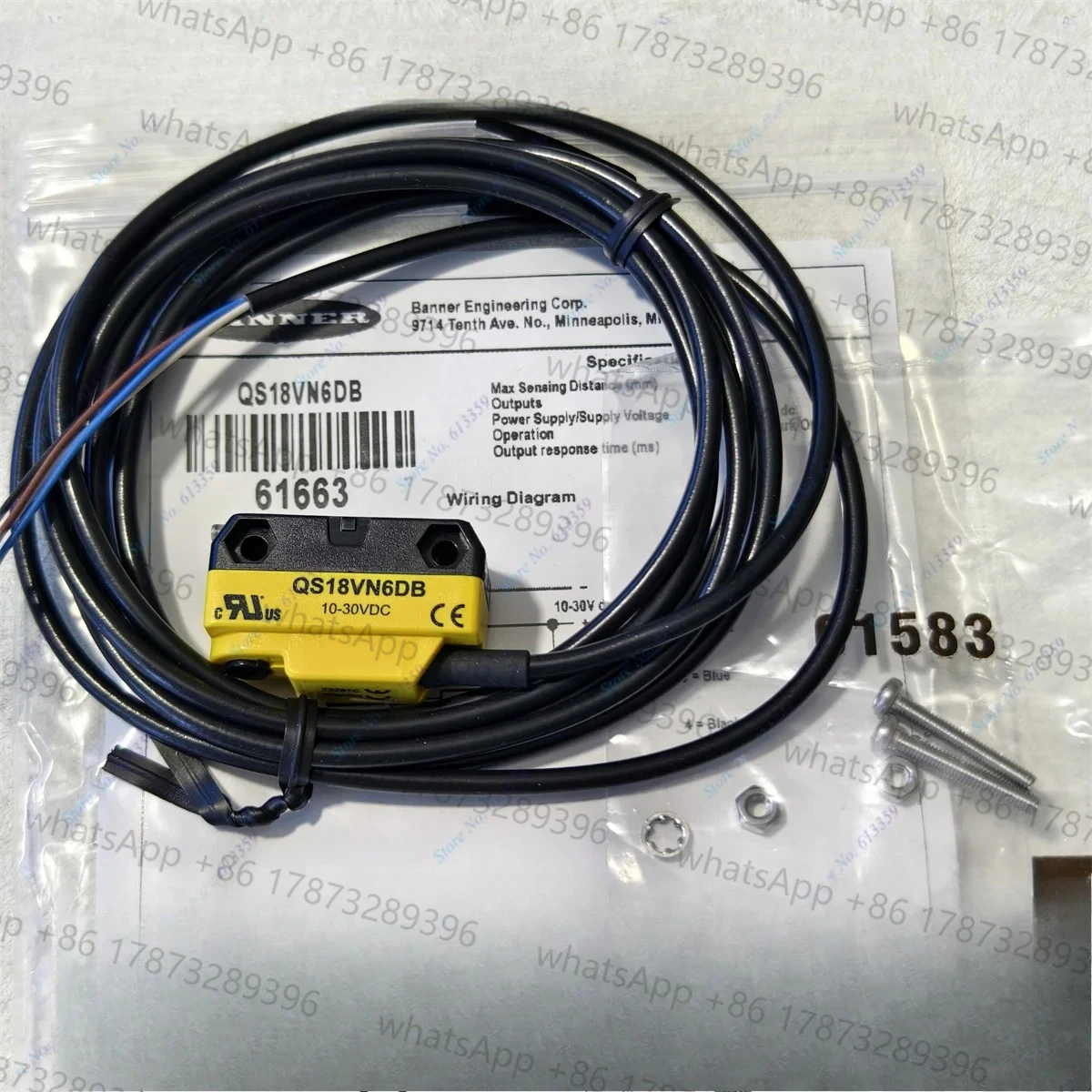 

1pc QS18VN6DB BANNER New Original Diffuse reflection photoelectric sensor