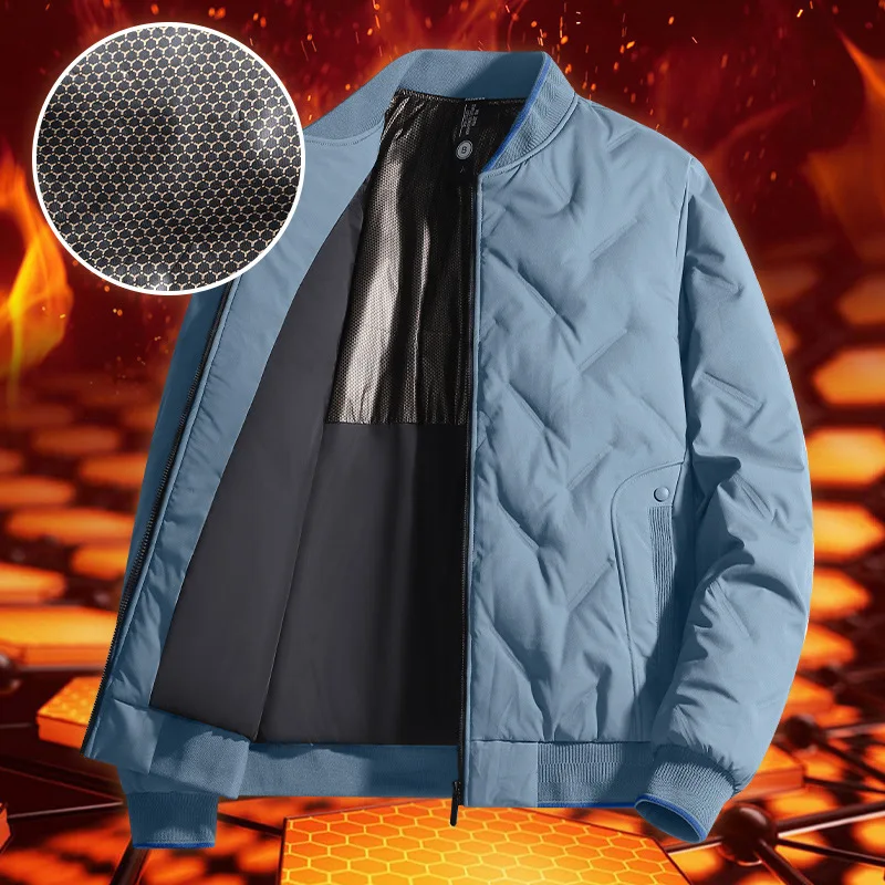 جديد الشتاء خفيفة الوزن الأبيض بطة أسفل سترة الرجال عادية الوقوف طوق معطف دافئ قصير رجل سترة منفوخة chaqueta plumas JK-221