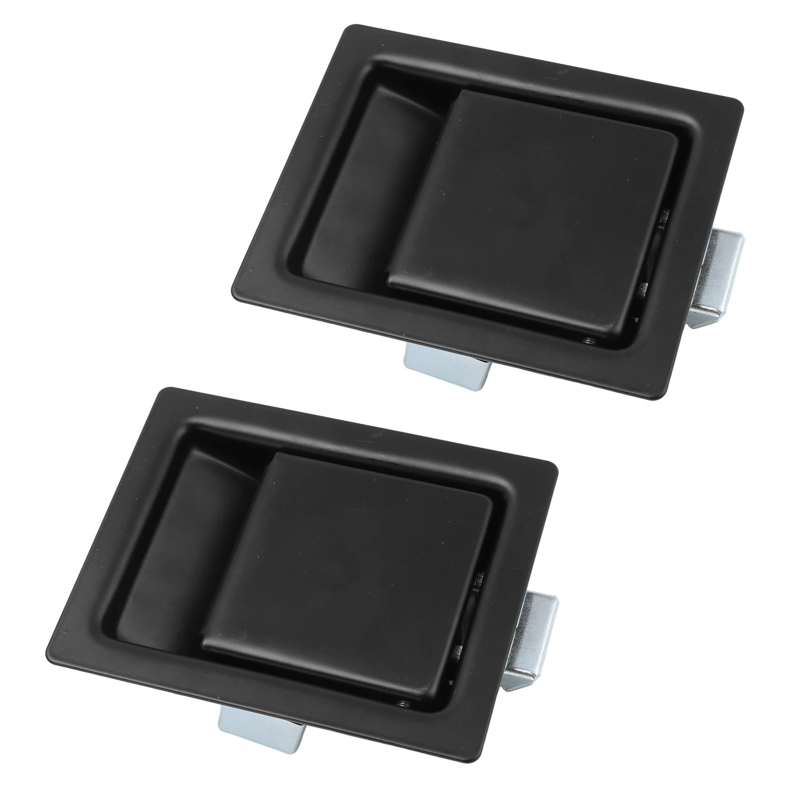 

127 X 102mm Paddle Handle Heavy Duty Carbon Steel Flush Mount Tool Box for Truck RV Flush Mount Handle