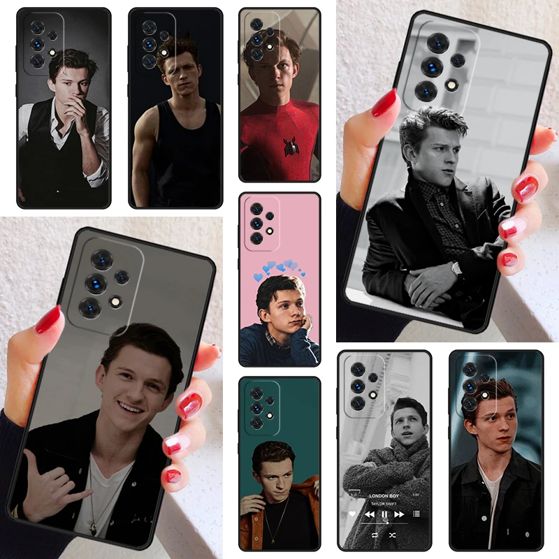 Tom Holland Phone Case Cover For Samsung Galaxy A52 A72 A73 A20e A21S A50 A70 A11 A12 A42 A31 A40 A51 A71 A32 A80 A91