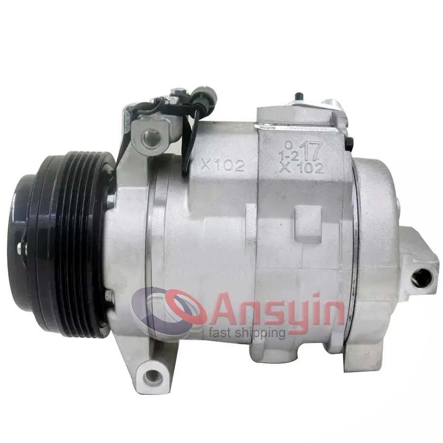 10S17C AC Compressor For BMW X5 E53 2000 2001 2002 2003 447170-8180 447220-3320 447220-3324 447220-332 664526921651 64526909628